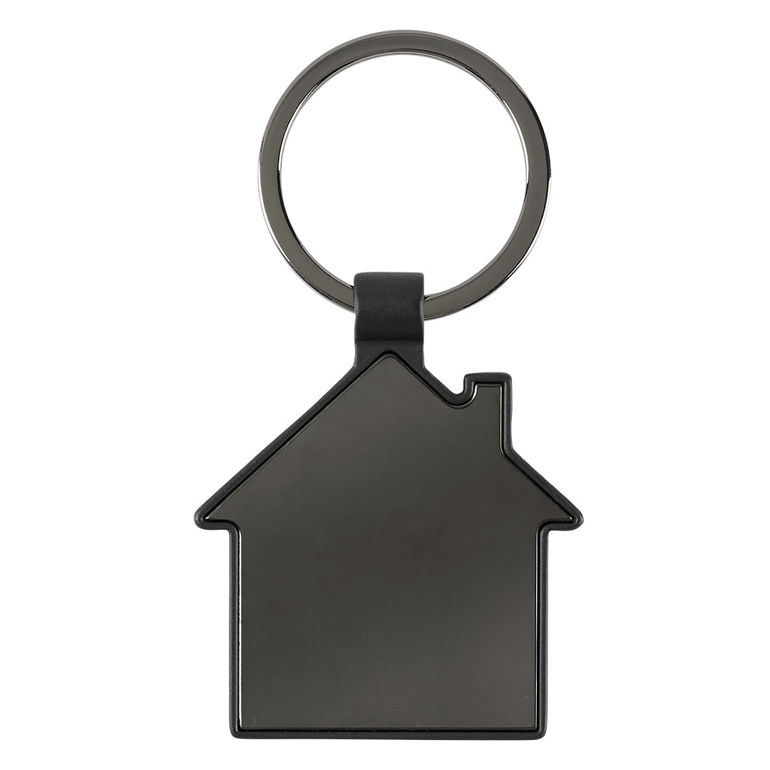 PILLAR HOUSE, privezak za ključeve, tamno metalni