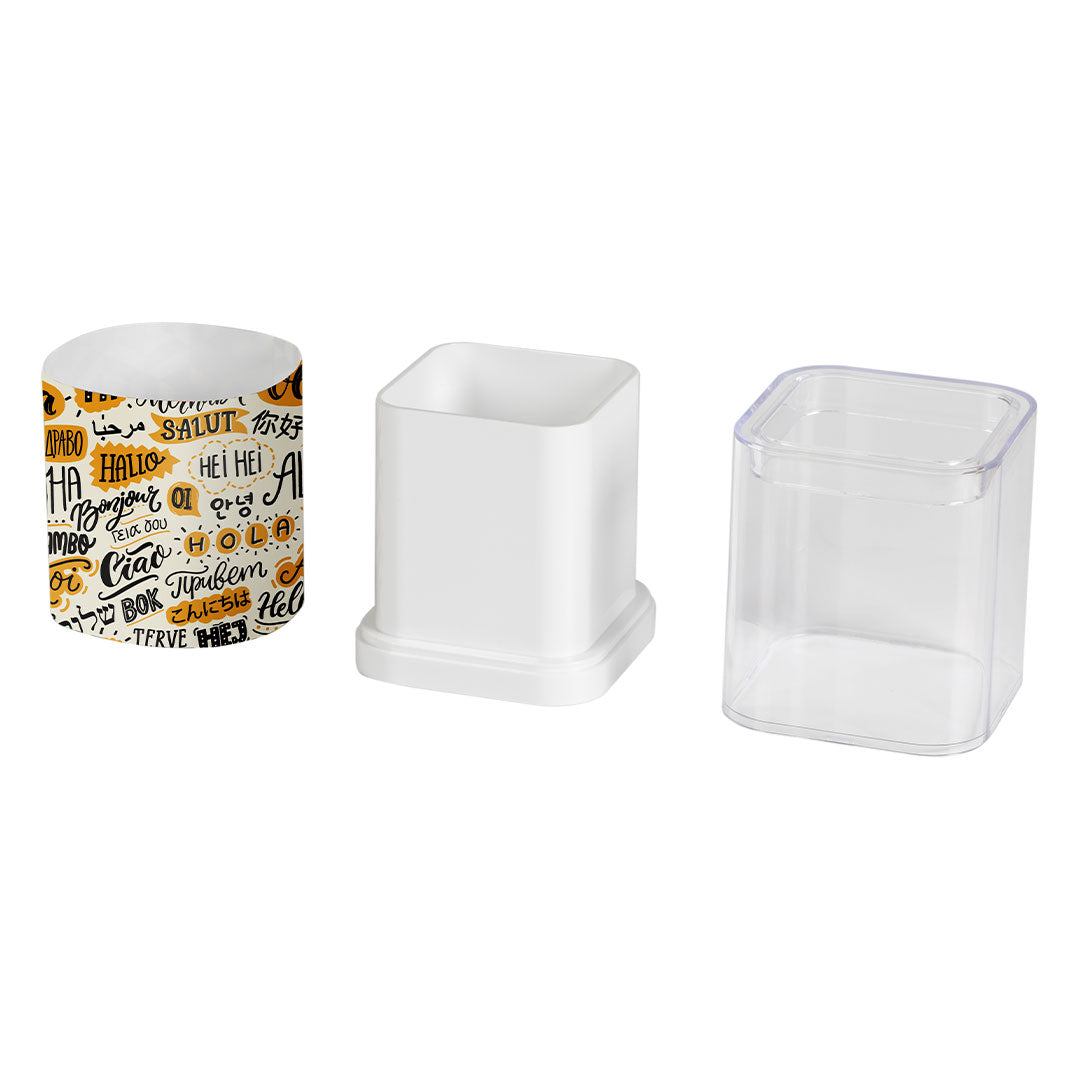 SCATOLA, držač za olovke, beli