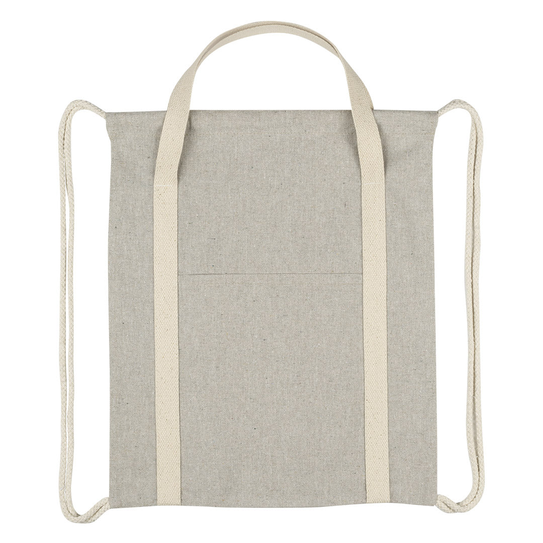 ZORA, ranac od recikliranog pamuka, 200 g/m2, crni