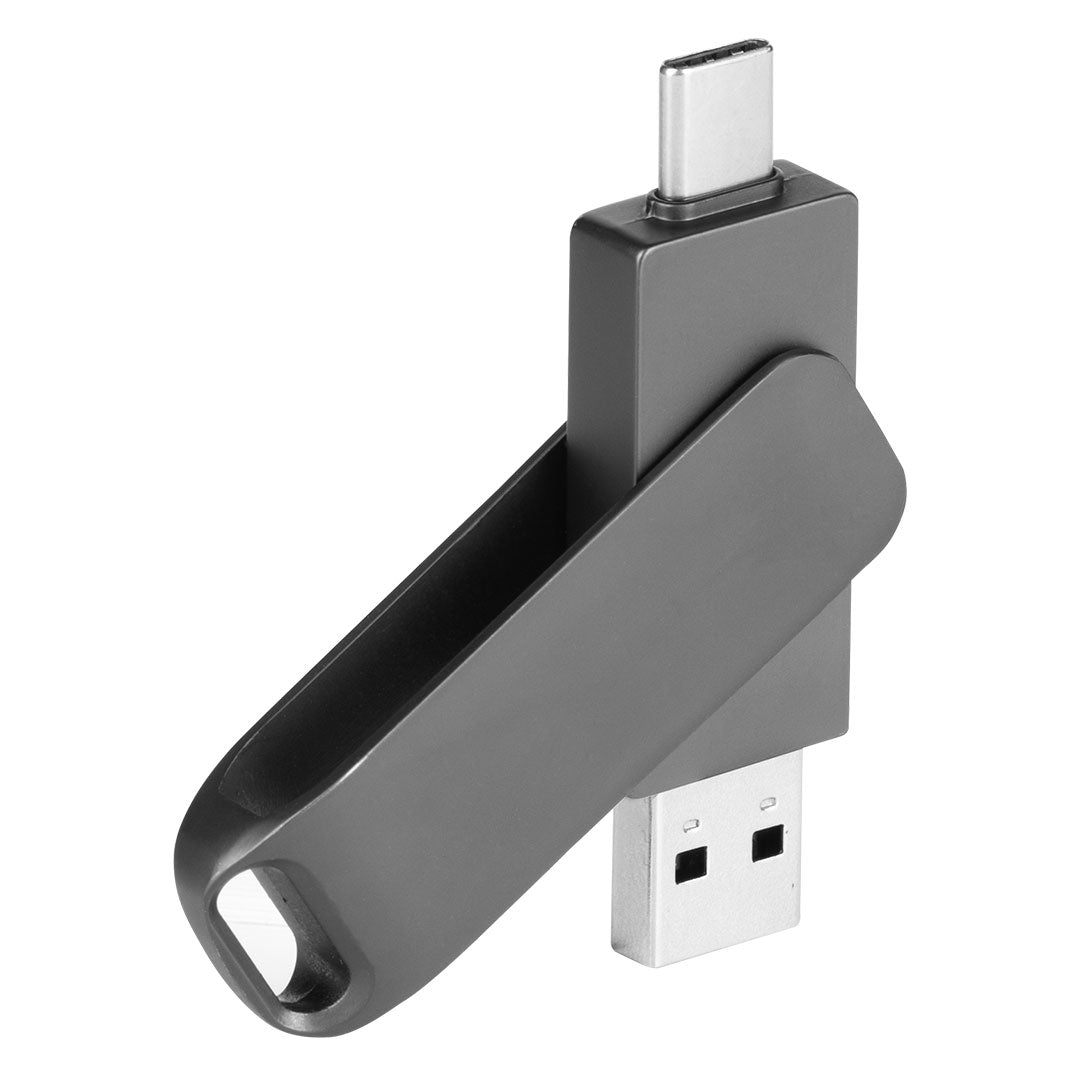 VOX C, usb flash memorija, tamno metalna, 8GB - Metal