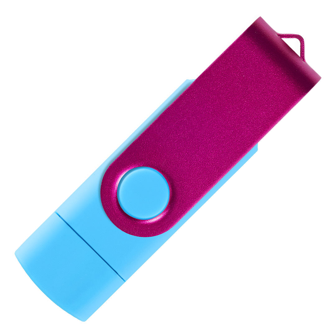 SMART C PINK, usb flash memorija, svetlo plavi, 16GB - Plava