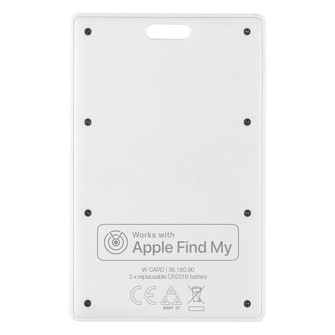 W CARD, find my kartica sa funkcijom lociranja, bela