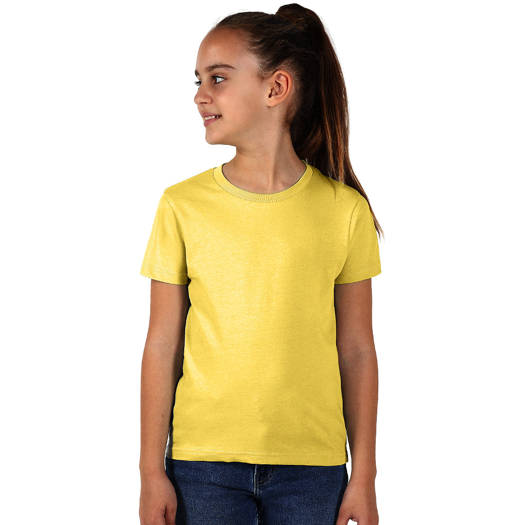 TERRA KID, dečja majica od organskog češljanog pamuka, 150g/m2, svetlo žuta - Žuta