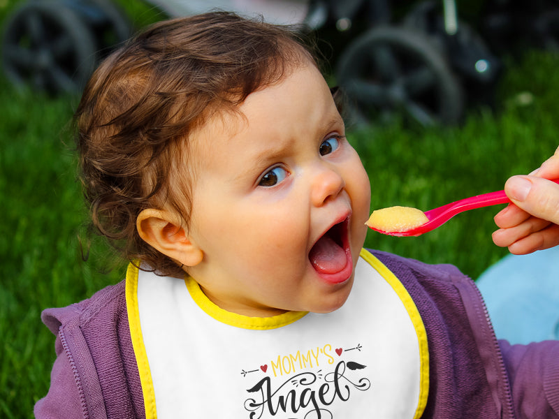 BABY, portikla za bebe sa čičak trakom, 180 g/m2, crna