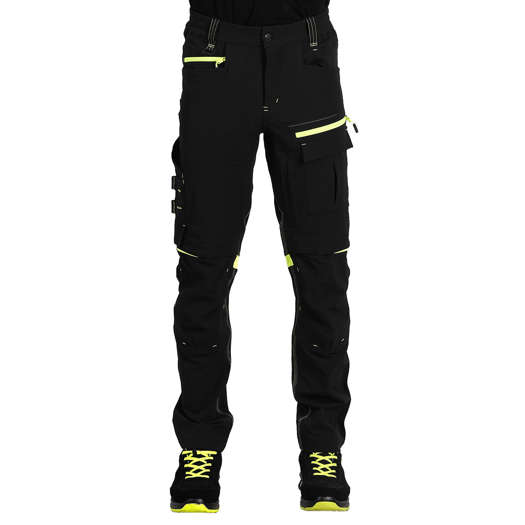 PANTHER PANTS W, radne pantalone sa elastinom, neon žuta - Žuta