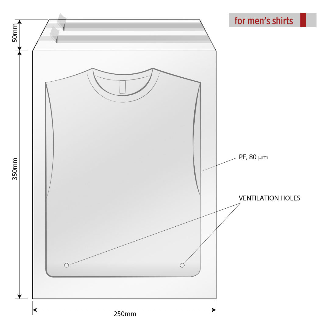 POLY BAG 25 x 35, kesa za pakovanje, dimenzije 25 x 35 cm, 100 kom, transparentna