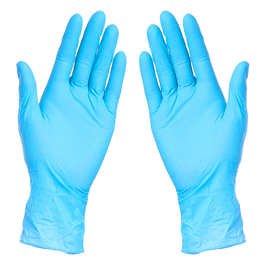 NITRILE GLOVES, nitrilne jednokratne rukavice, 100 kom, svetlo plave - Plava
