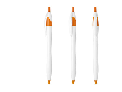 521, plastična hemijska olovka, bela