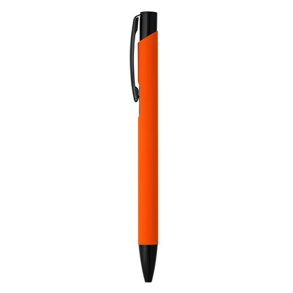 OGGI SOFT BLACK, metalna hemijska olovka, narandžasta - Narandžasta