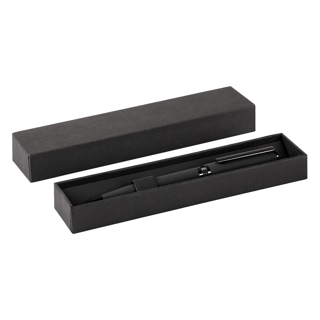 VENUS, metalna hemijska olovka u poklon kutiji, tamno siva - Siva