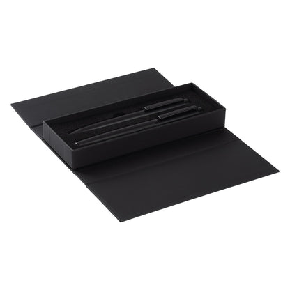 OTTO, metalna hemijska i roler olovka u setu, crna - Crna