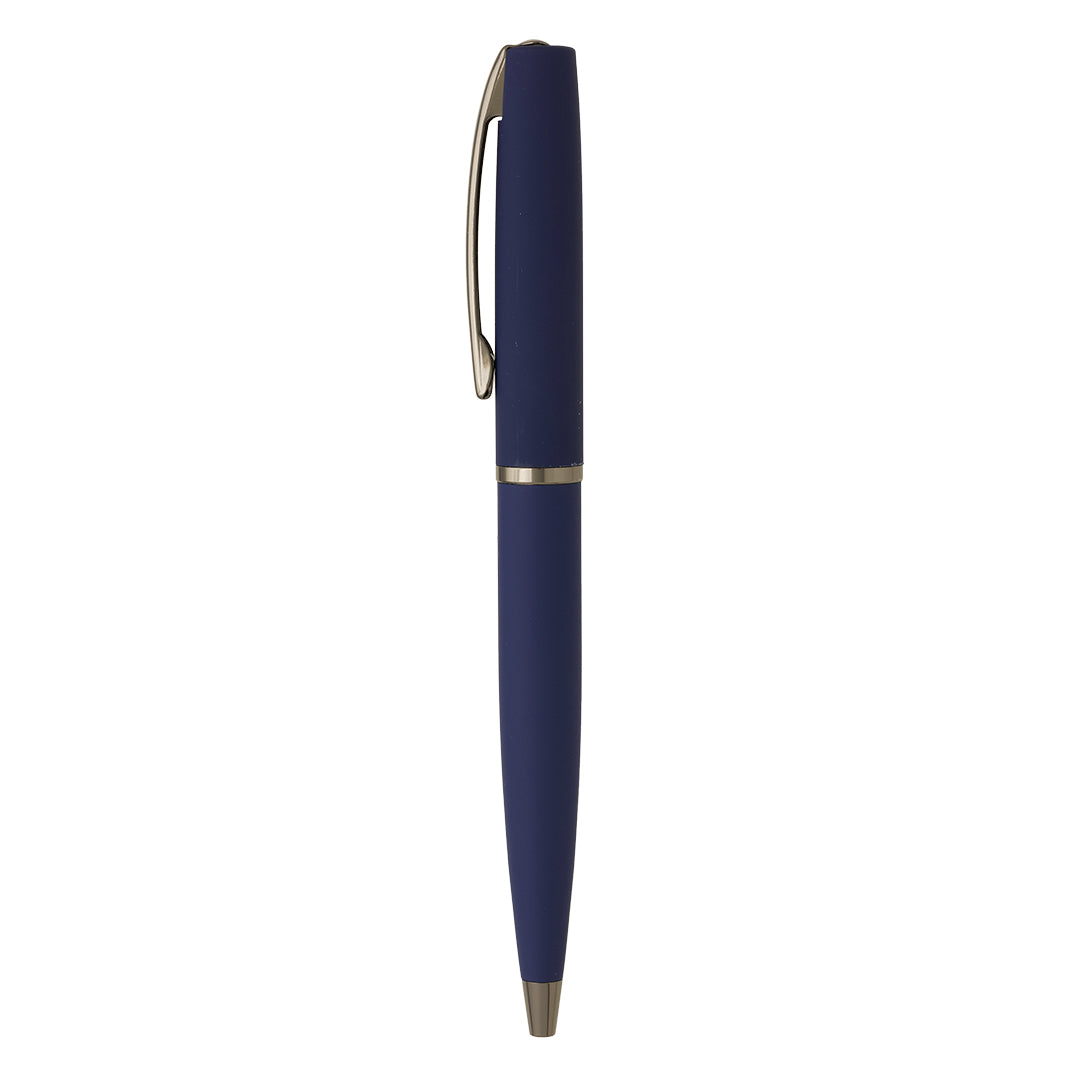 CONCORD, metalna hemijska olovka u papirnoj tubi, bela