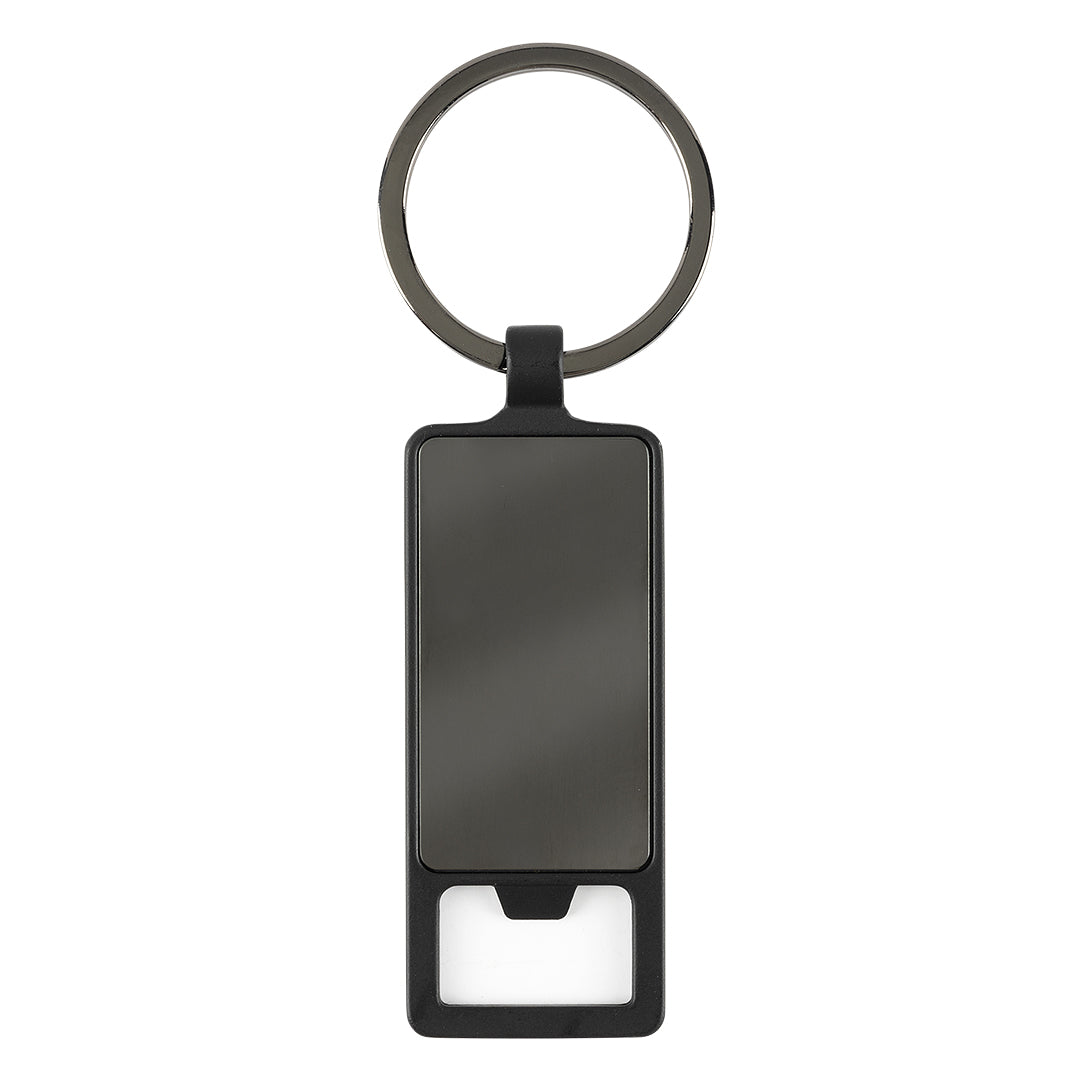 PILLAR OPENER, privezak za ključeve sa otvaračem za flaše, tamno metalni