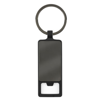 PILLAR OPENER, privezak za ključeve sa otvaračem za flaše, tamno metalni