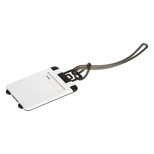 TRAVELER, identifikaciona kartica za putnu torbu, bela - Bela