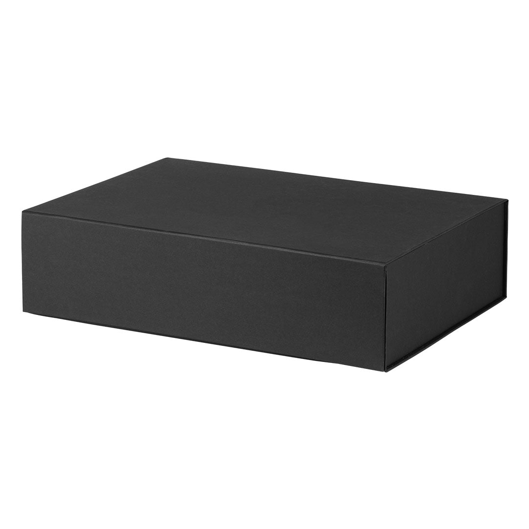 PRESENT, samosklopiva poklon kutija sa mehanizmom, crna - Crna