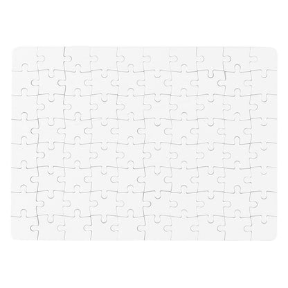 PUZZLE A5-80, slagalica za sublimaciju, 80 delova, bela - Bela