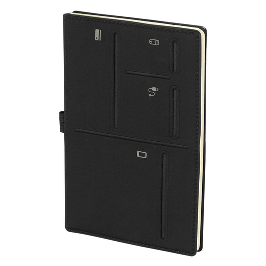 PRAKTIK, notes a5, crni - Crna