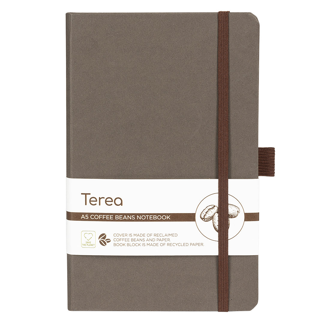 TEREA, notes a5, korica: mešavina bio materijala i papira, bež