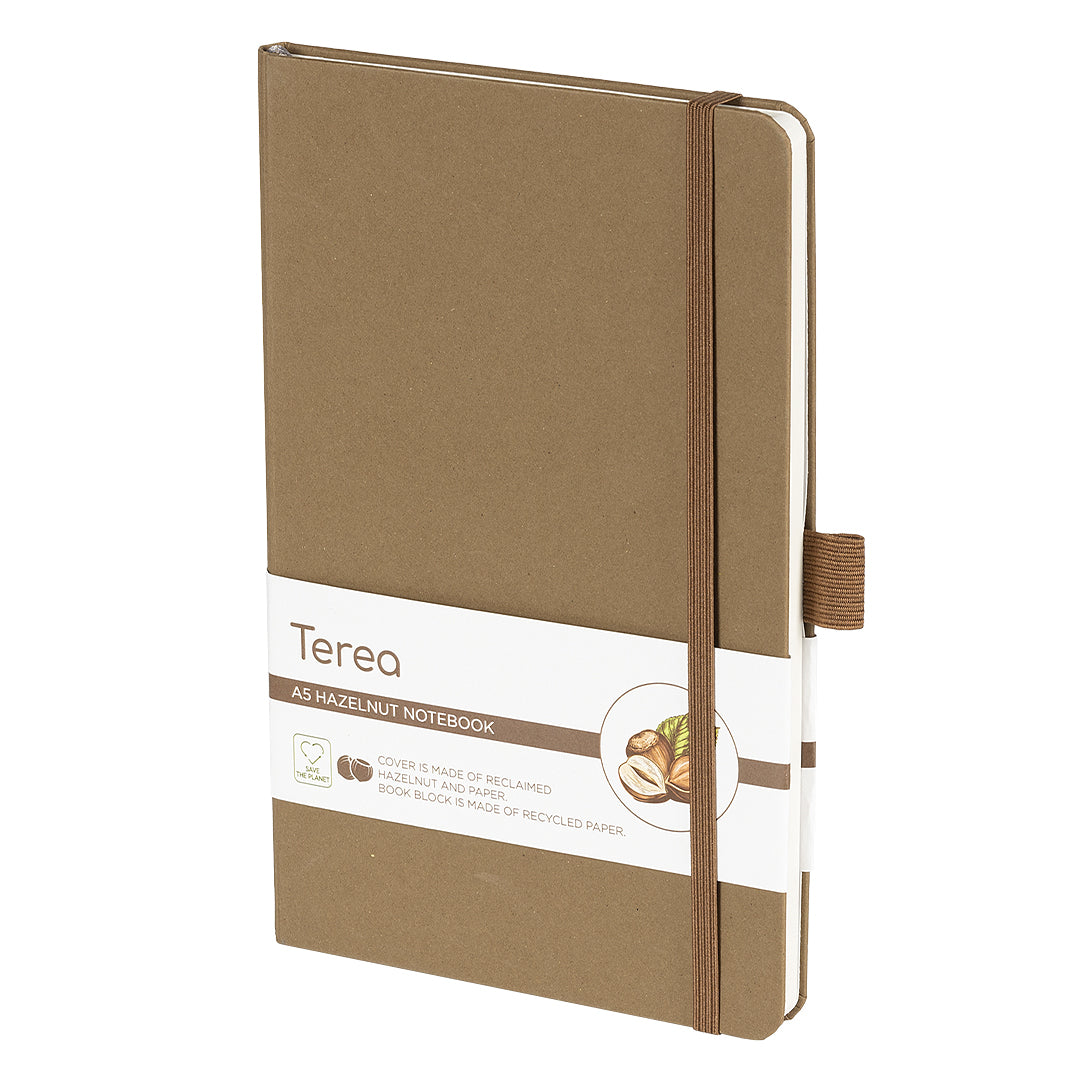 TEREA, notes a5, korica: mešavina bio materijala i papira, bež - Bež