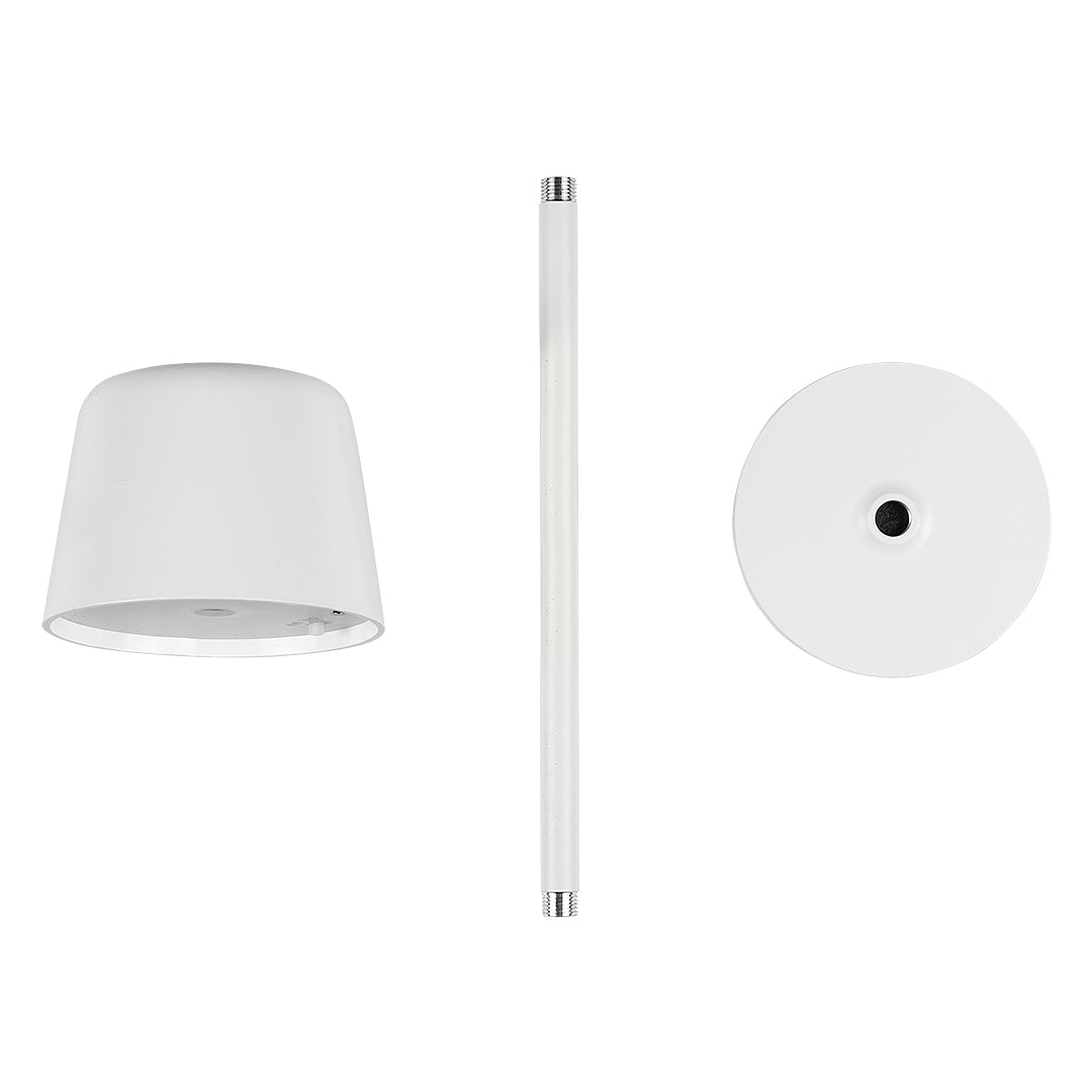 TALYA, led stona lampa, bela