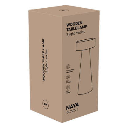 NAYA, led stona lampa, bež