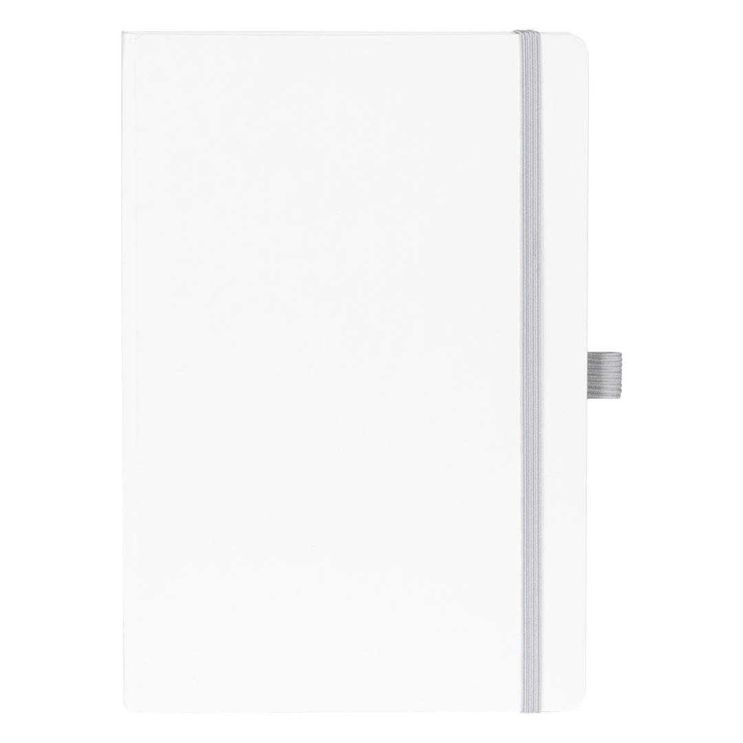 PARIS, notes a5 sa koricom od gumiranog papira, beli - Bela