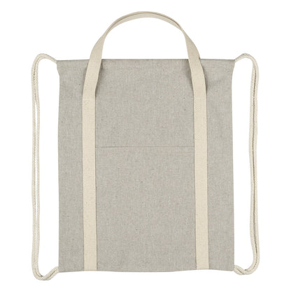 ZORA, ranac od recikliranog pamuka, 200 g/m2, crni