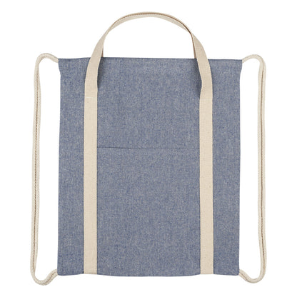 ZORA, ranac od recikliranog pamuka, 200 g/m2, crni