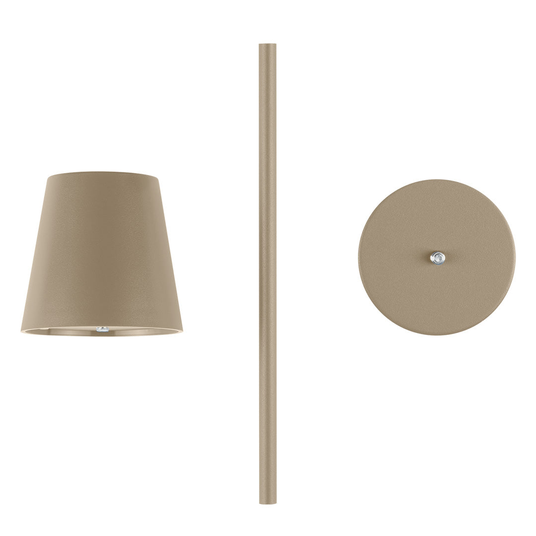 NERA, led stona lampa, bela