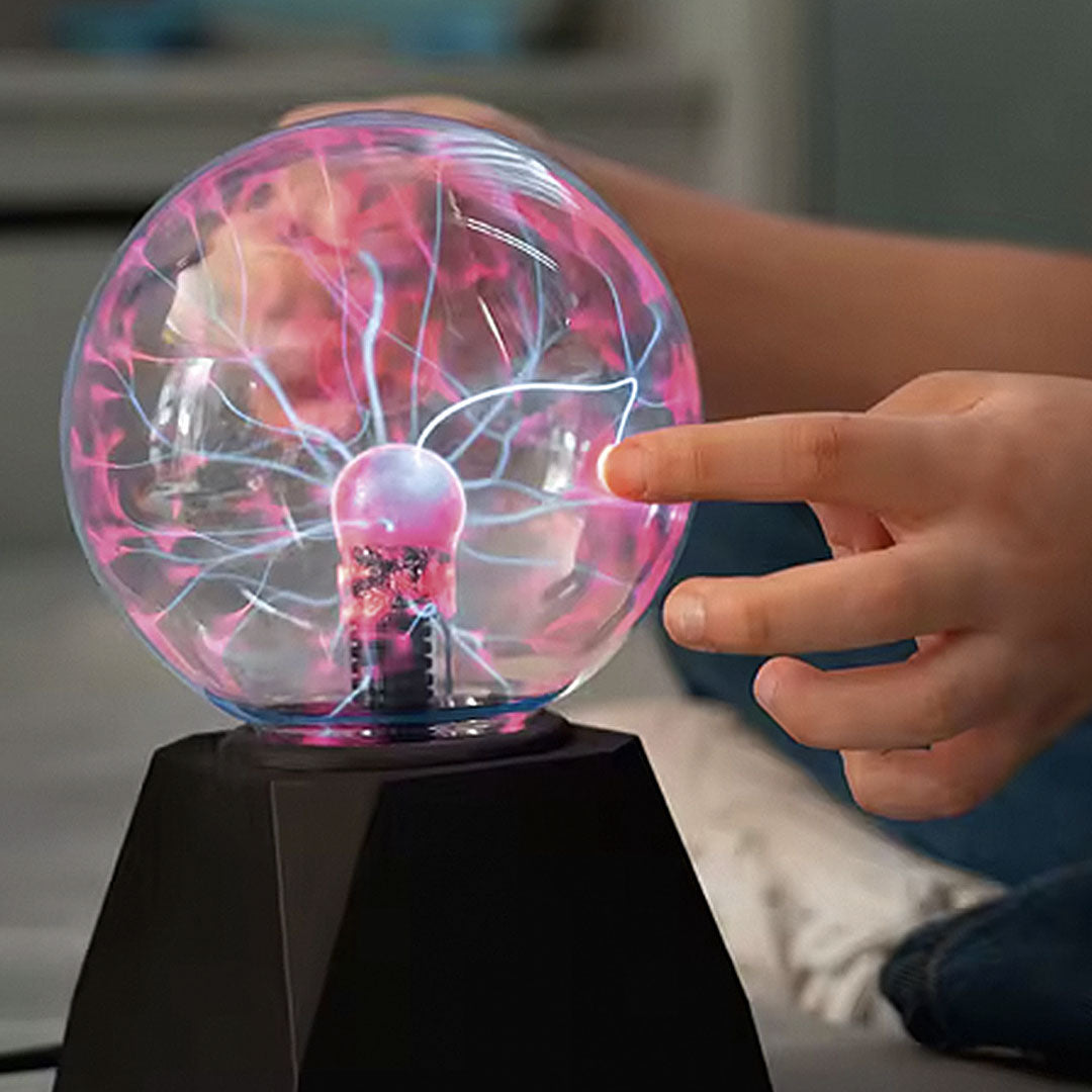 HYPERNOVA, magična plazma sfera lampa, crna