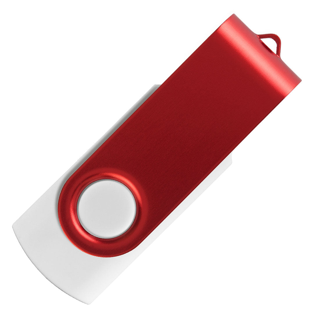 SMART RED, usb flash memorija, beli, 8GB - Bela