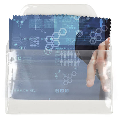 PURE PACK, plastična futrola za pure krpicu, 100 kom, transparentna - Bela