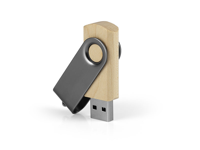 SMART WOOD 3.0, usb flash memorija, bež, 16GB - Bež