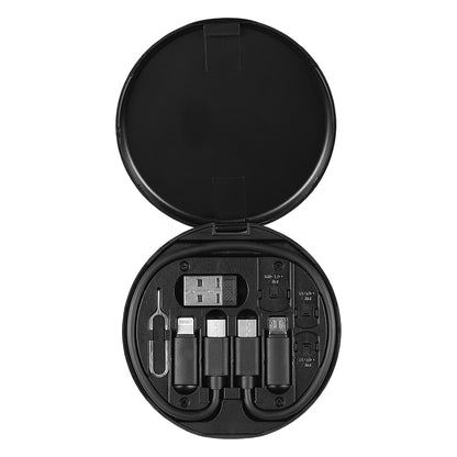 STOCK, plastična kutija sa adapterima i držač za mobilni telefon, bela