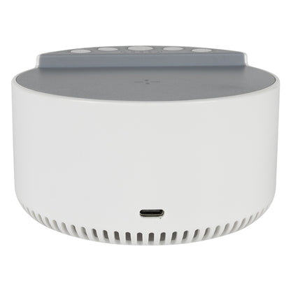 RENNE, bežični zvučnik 3w, bežični punjač 15w, sa 6 melodija za spavanje, beli