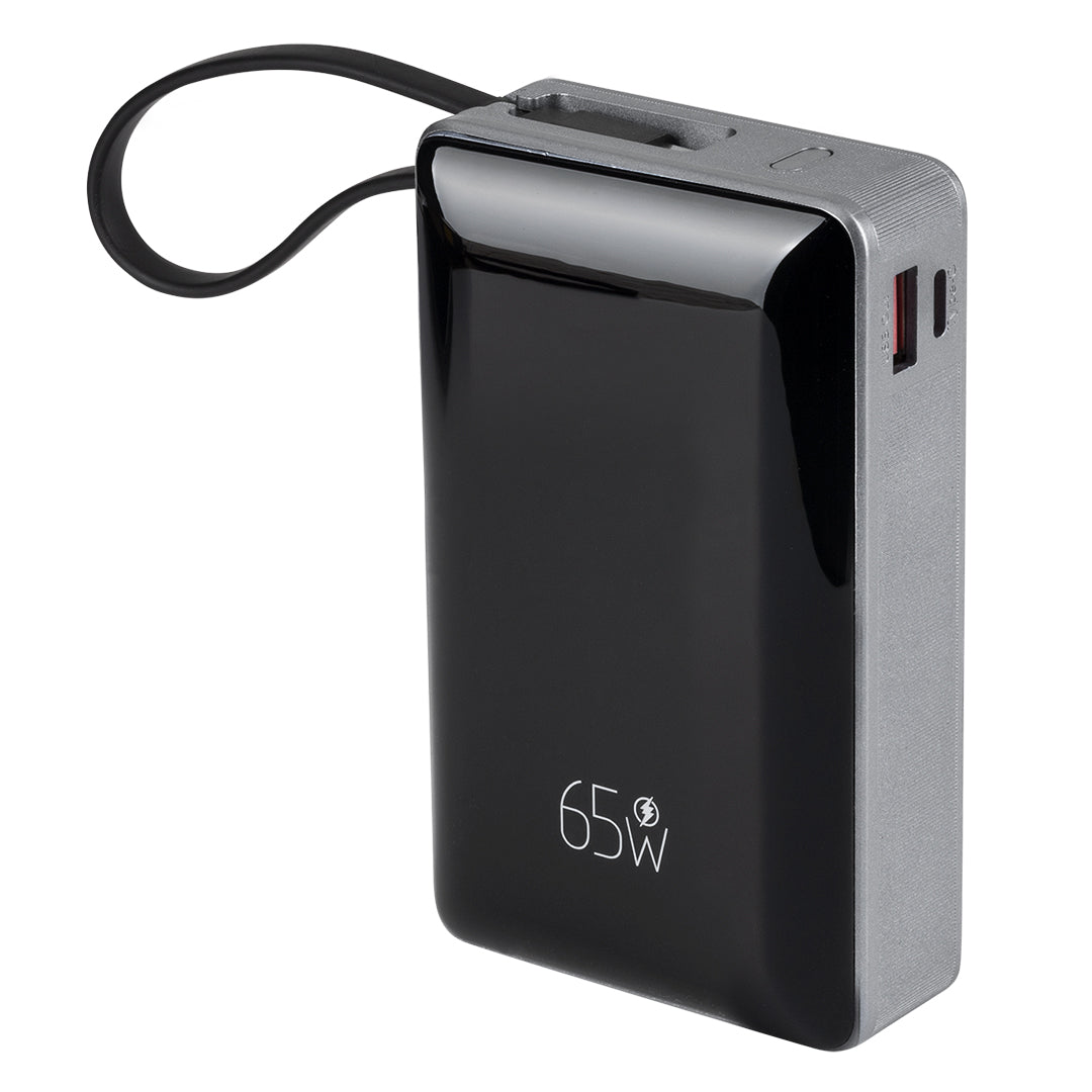 ZEST 20PD 65W, pomoćna baterija za laptop, 20.000 mah, 65 w, tamno siva - Siva