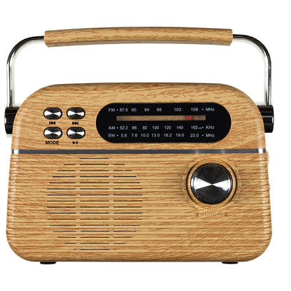 RETRO TUNE, radio i bežični zvučnik, 3w, beli
