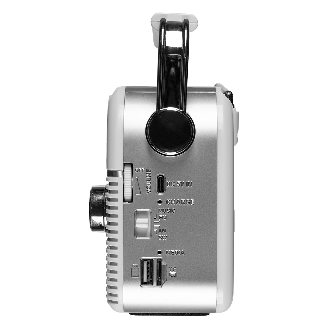 RETRO TUNE, radio i bežični zvučnik, 3w, beli