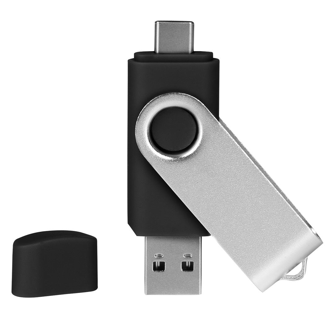 SMART C SILVER, usb flash memorija, crni, 8GB - Crna