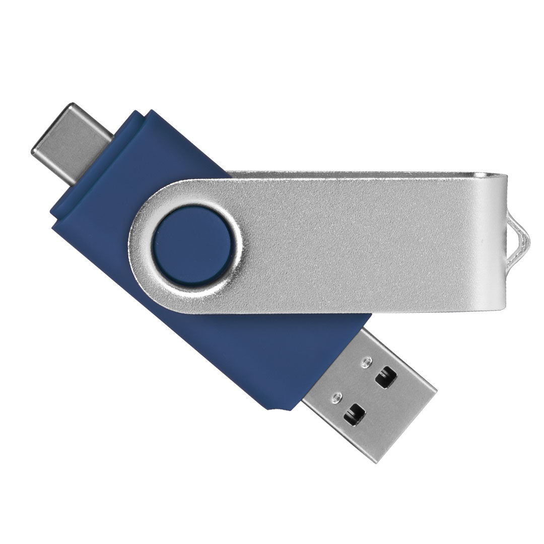 SMART C SILVER, usb flash memorija, plavi, 8GB - Plava