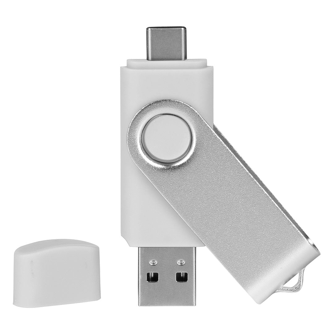 SMART C SILVER, usb flash memorija, beli, 8GB - Bela