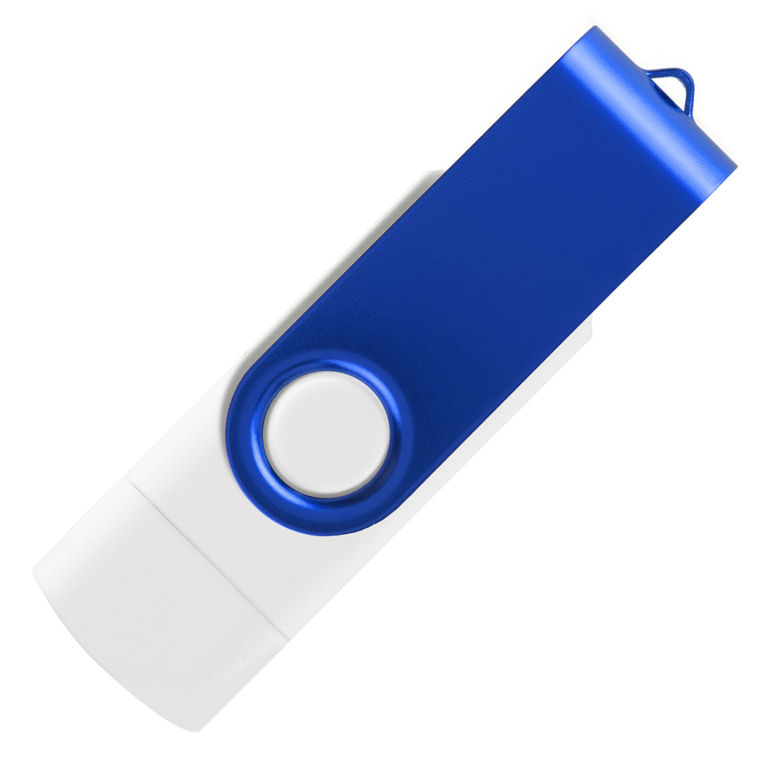 SMART C BLUE, usb flash memorija, beli, 8GB - Bela