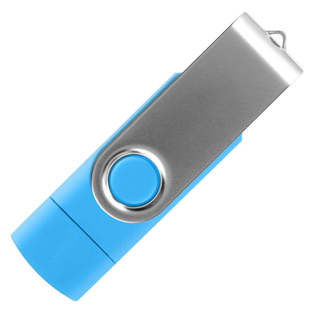 SMART C, usb flash memorija, svetlo plavi, 16GB - Plava