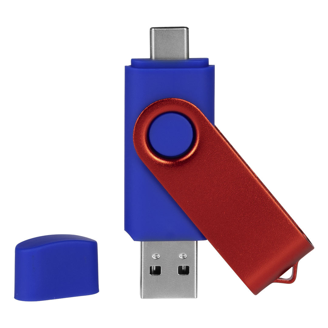 SMART C RED, usb flash memorija, rojal plavi, 8GB - Plava