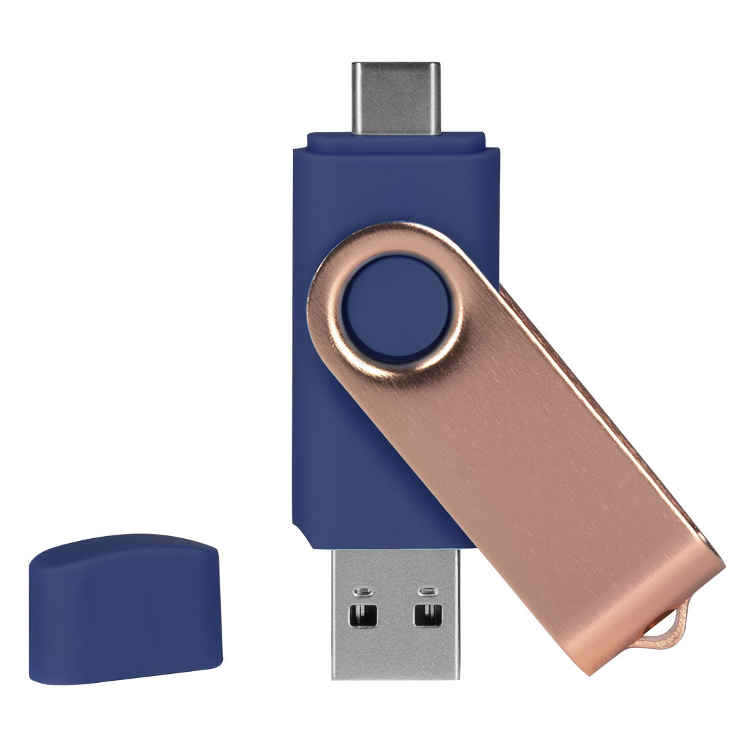 SMART C ROSE GOLD, usb flash memorija, plavi, 8GB - Plava