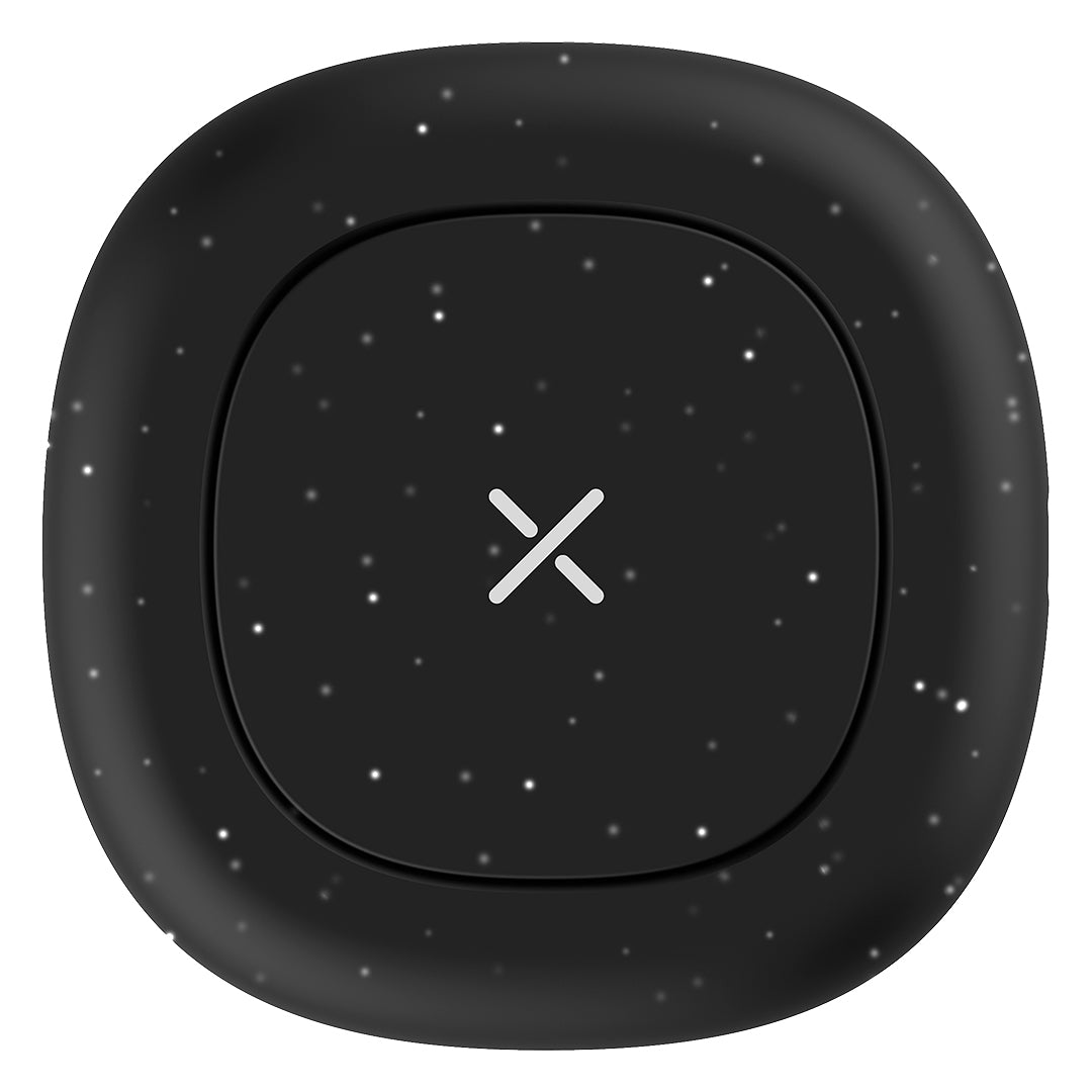 SIGNAL, bežični punjač, 15w, mix: reciklirani kamen i plastika, beli