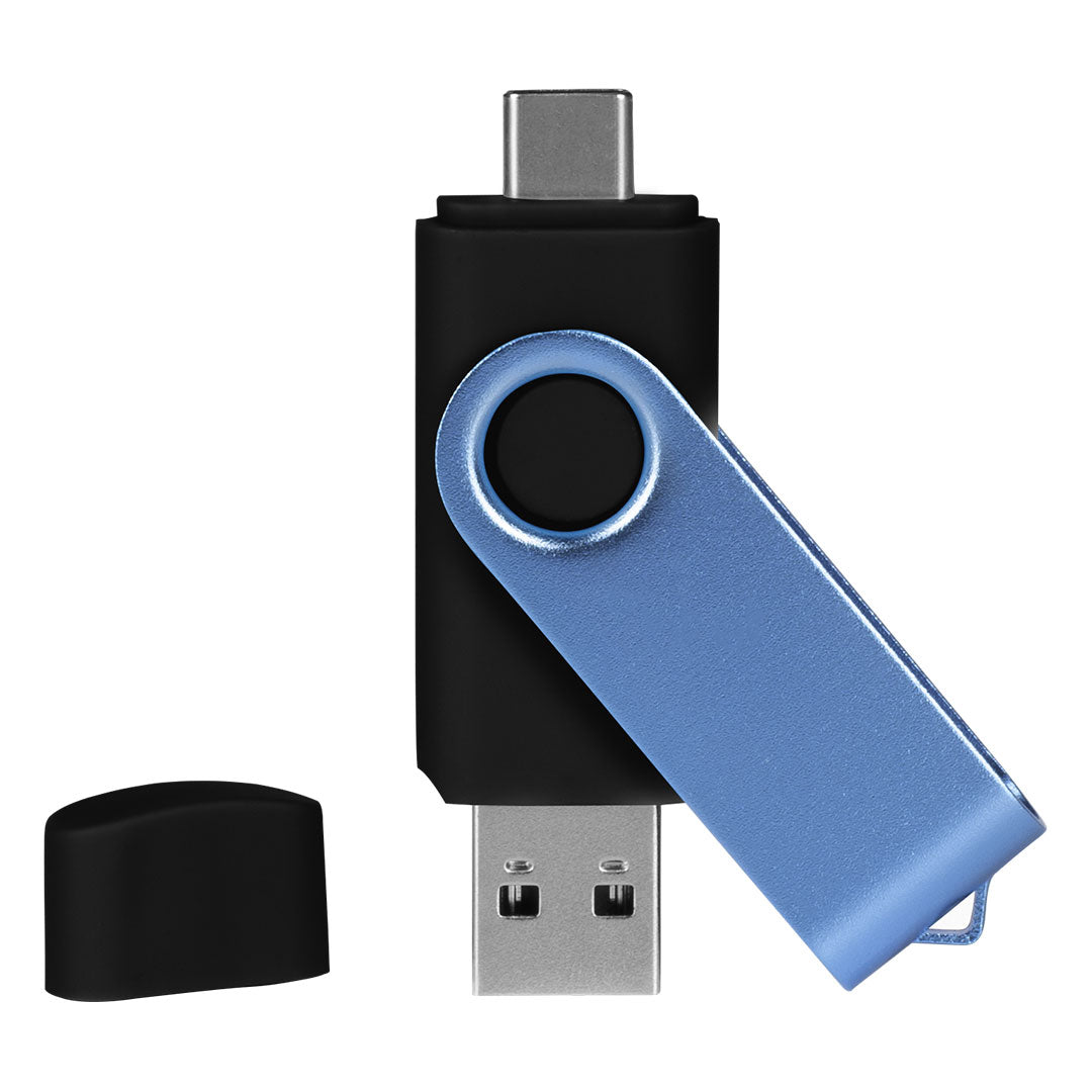 SMART C SKY BLUE, usb flash memorija, crni, 8GB - Crna