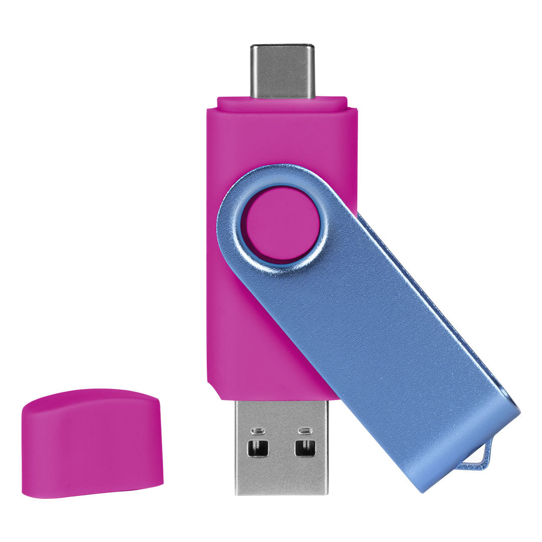 SMART C SKY BLUE, usb flash memorija, pink, 8GB - Pink