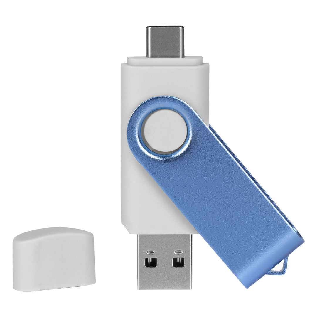 SMART C SKY BLUE, usb flash memorija, beli, 16GB - Bela